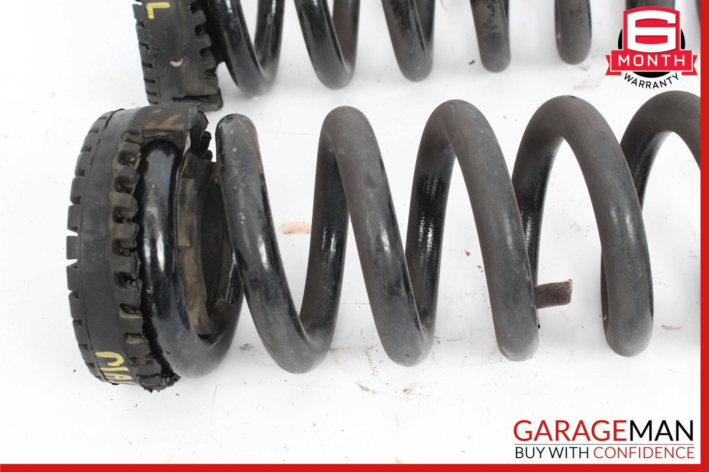 14-17 Maserati Ghibli Rear Right & Left Suspension Coil Spring Absorber Set OEM