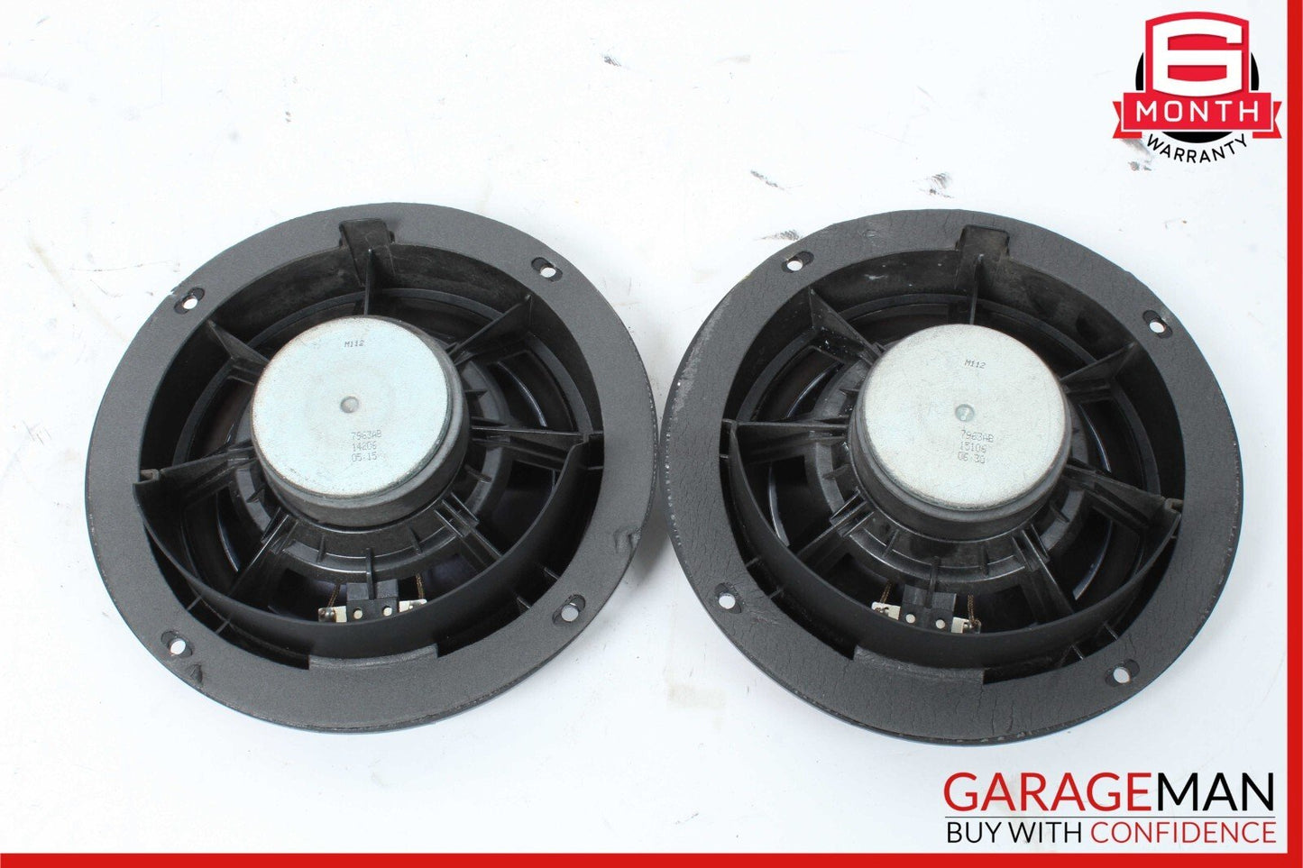 07-12 Mercedes W164 ML350 GL450 R350 Rear Left & Right Door Sound Speakers Set
