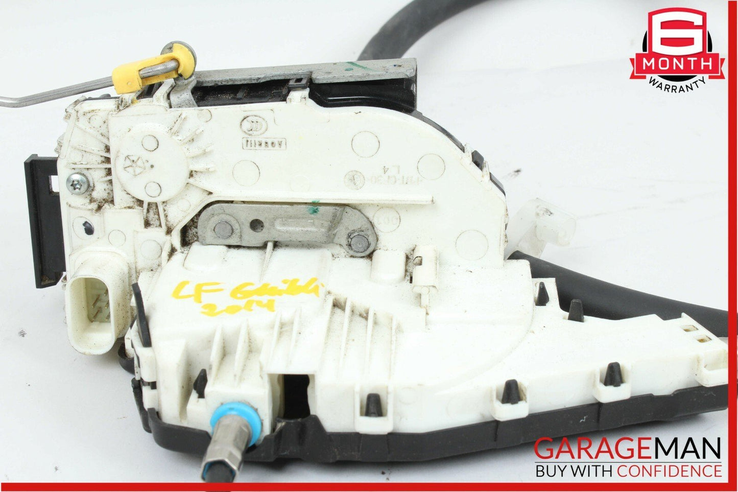 14-17 Maserati Ghibli Front Left Side Door Lock Latch Actuator w/ Handle Bezel