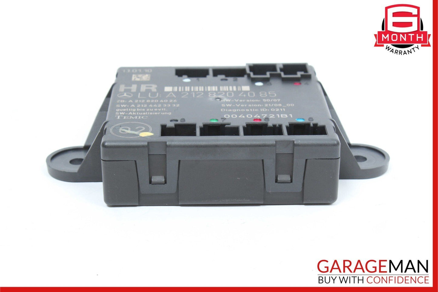 08-15 Mercedes W204 C250 C300 C63 Sedan Rear Right Side Door Control Module Unit
