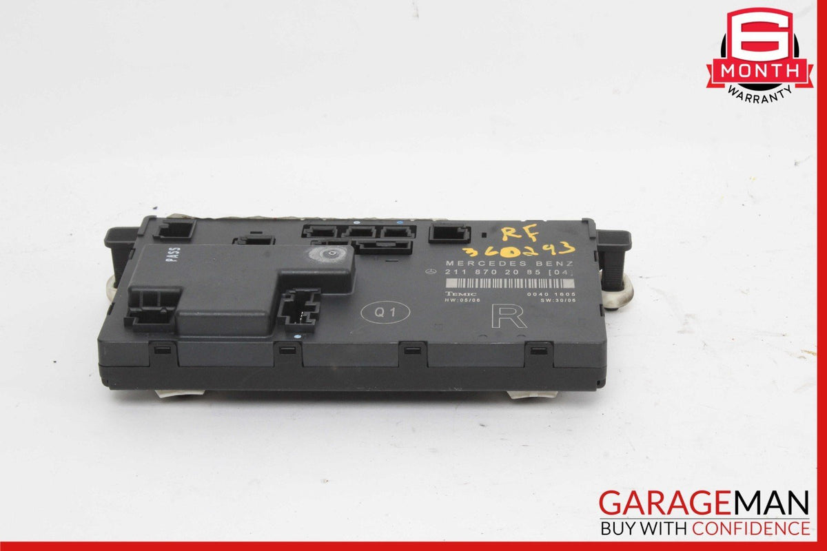 03-09 Mercedes W211 E350 E550 Front Right Passenger Side Door Control Module OEM