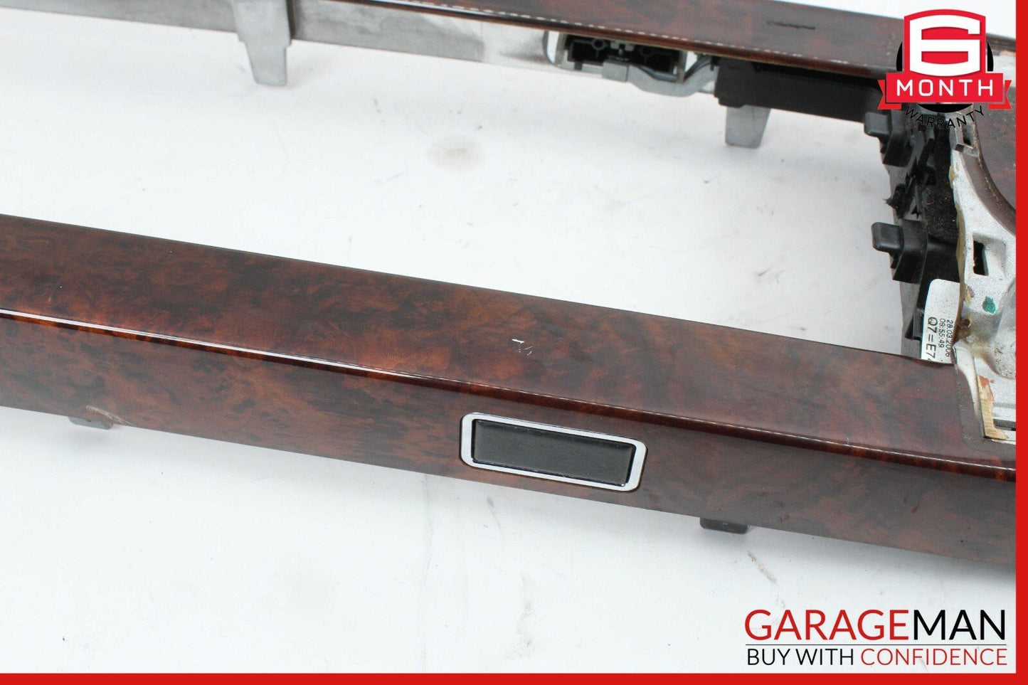 07-09 Mercedes W221 S550 Center Console Arm Rest Armrest Trim Panel Cover Wood