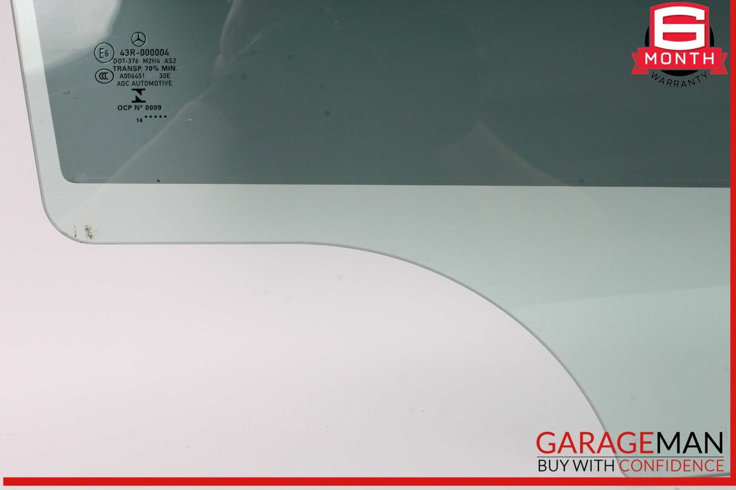 15-21 Mercedes W205 C300 C400 Rear Right Side Door Window Glass OEM