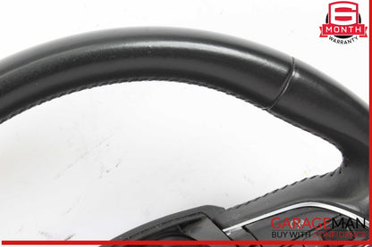 13-17 Audi Q5 Front Left Driver Side Multifunctional Steering Wheel Black OEM