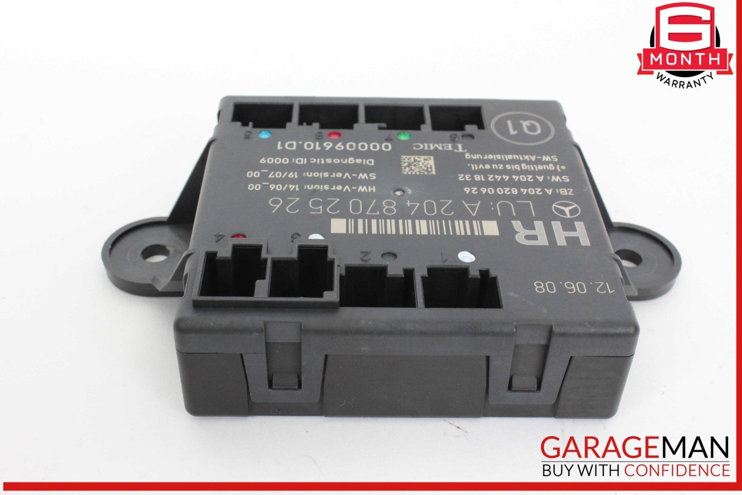 08-18 Mercedes W204 C300 GLK350 C250 Rear Right Side Door Control Module OEM
