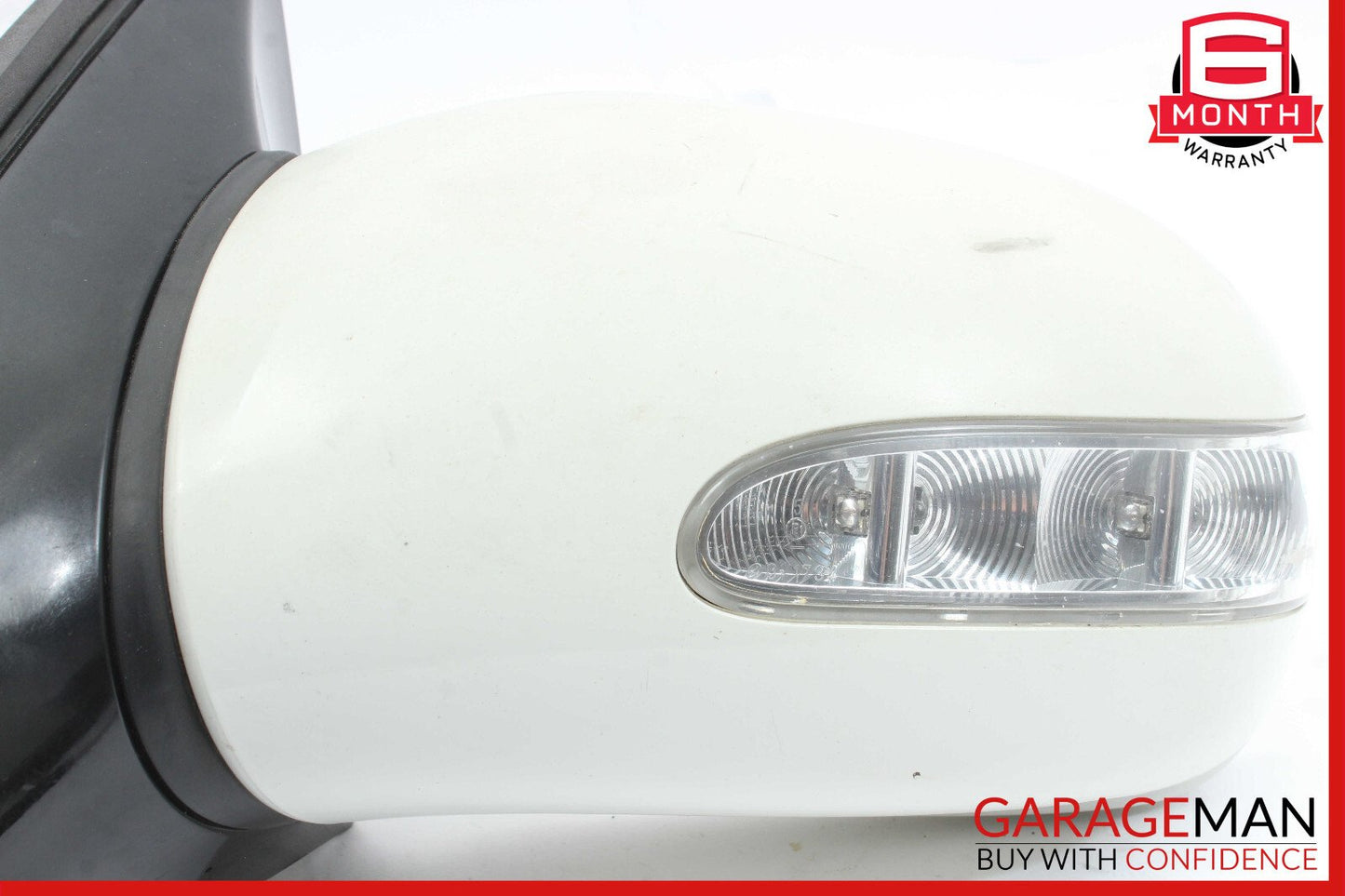 06-10 Mercedes W251 R350 Front Left Side Mirror Door Rear View White OEM