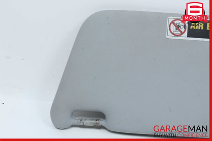 01-07 Mercedes W203 C240 C32 AMG Front Right Side Sunvisor Sun Visor Grey OEM