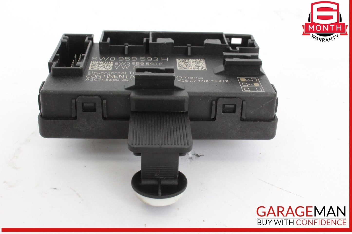 17-24 Audi A4 Quattro Front Left Driver Side Door Control Module 8W0959593H OEM