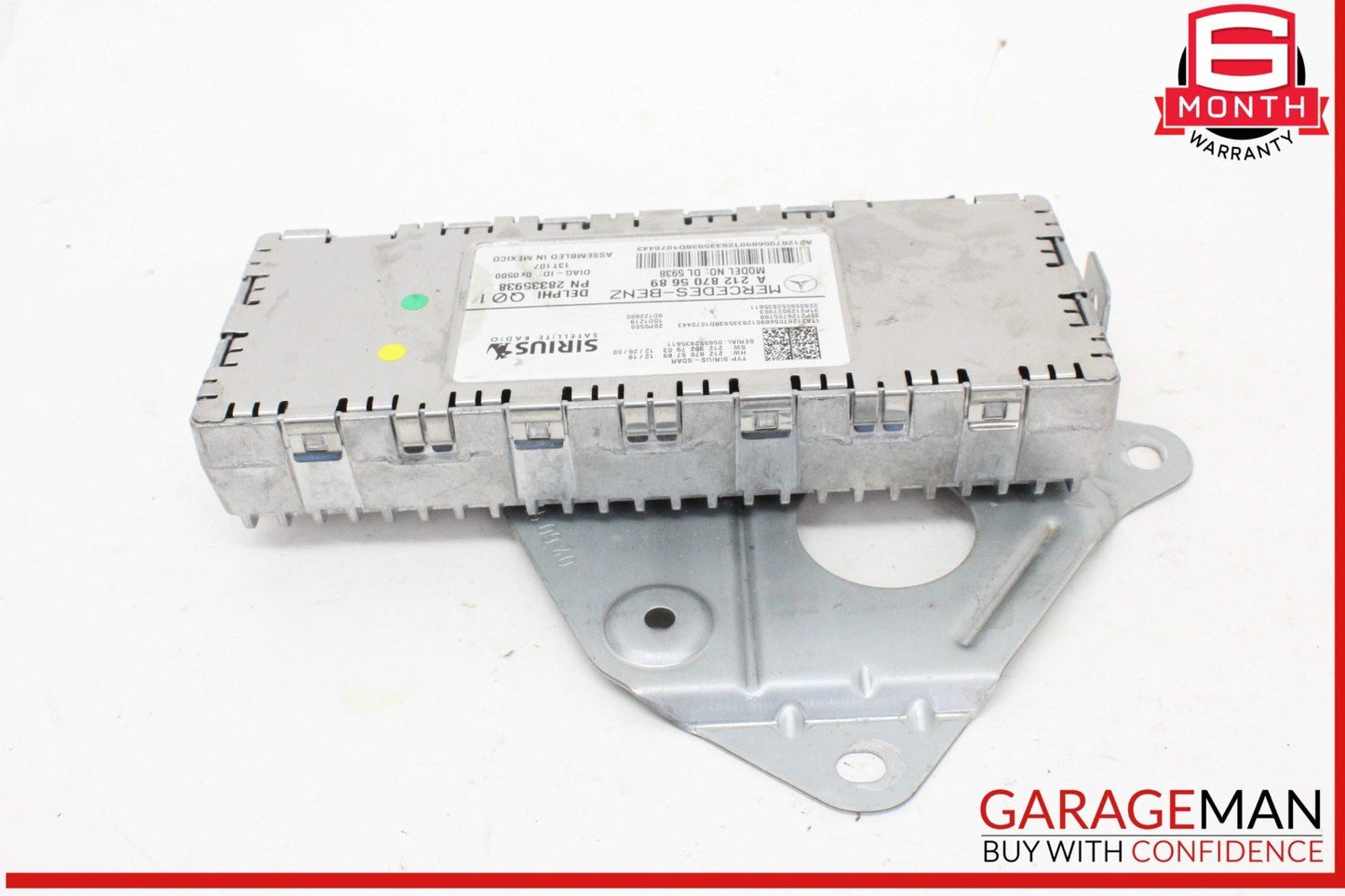 14-19 Mercedes W212 E350 Sirius Satellite Radio Receiver 2128705689 OEM