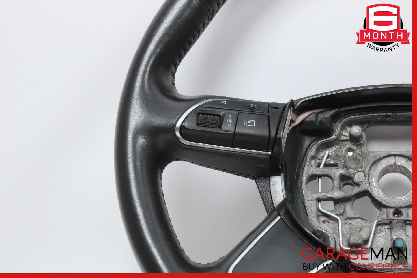 12-15 Audi A7 Premium Plus A6 S6 S7 4 Spoke Steering Wheel Black OEM