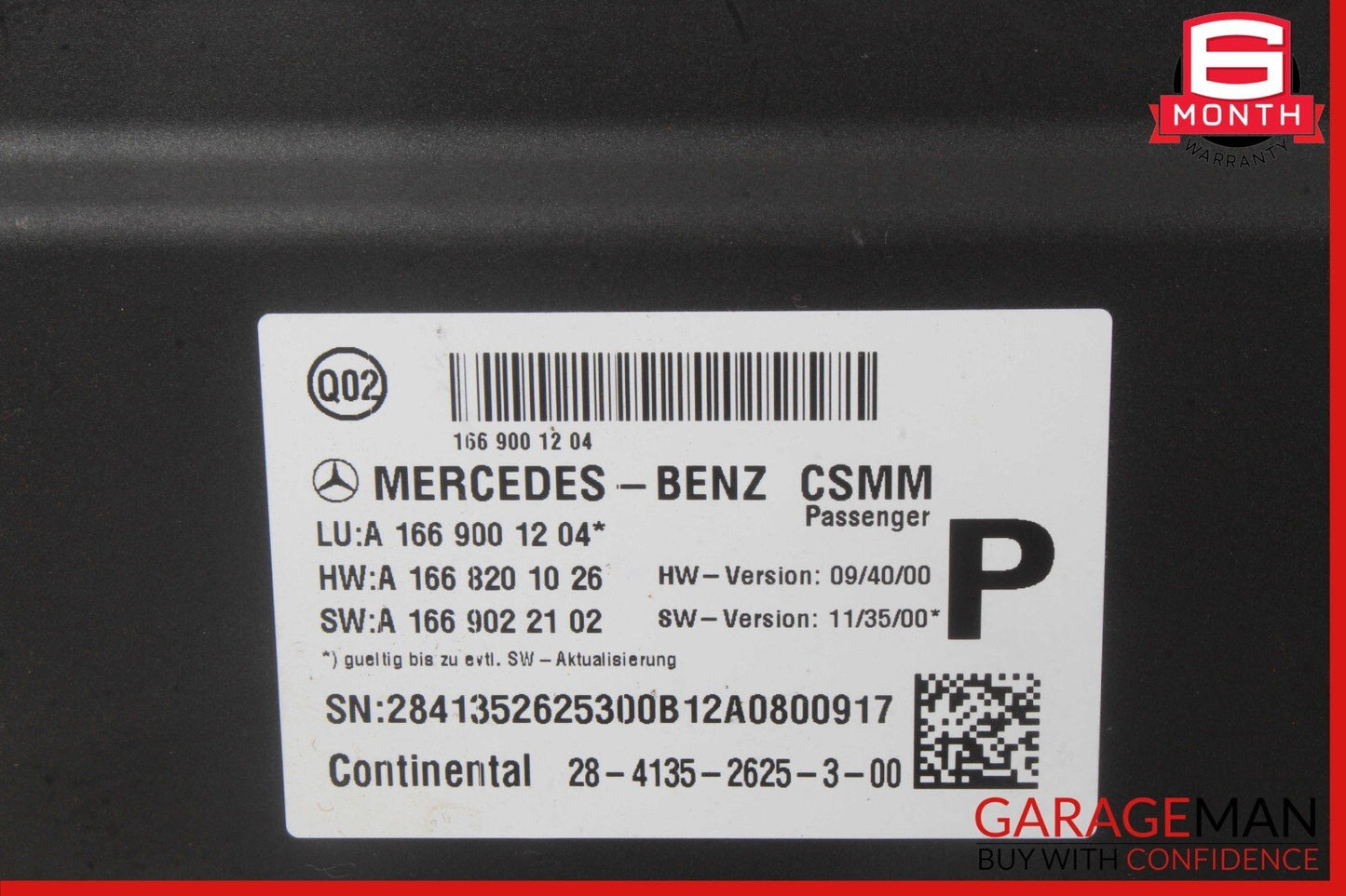 13-18 Mercedes X166 GL350 ML500 CLA250 Front Right Seat Control Module Unit OEM