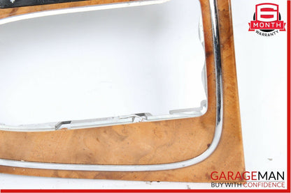06-11 Mercedes W211 E350 CLS550 Center Console Shifter Trim Bezel Cover Wood OEM