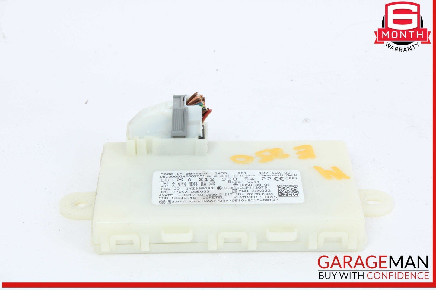 13-20 Mercedes W212 E250 E350 SL550 ML400 Keyless Go Entry Control Module OEM