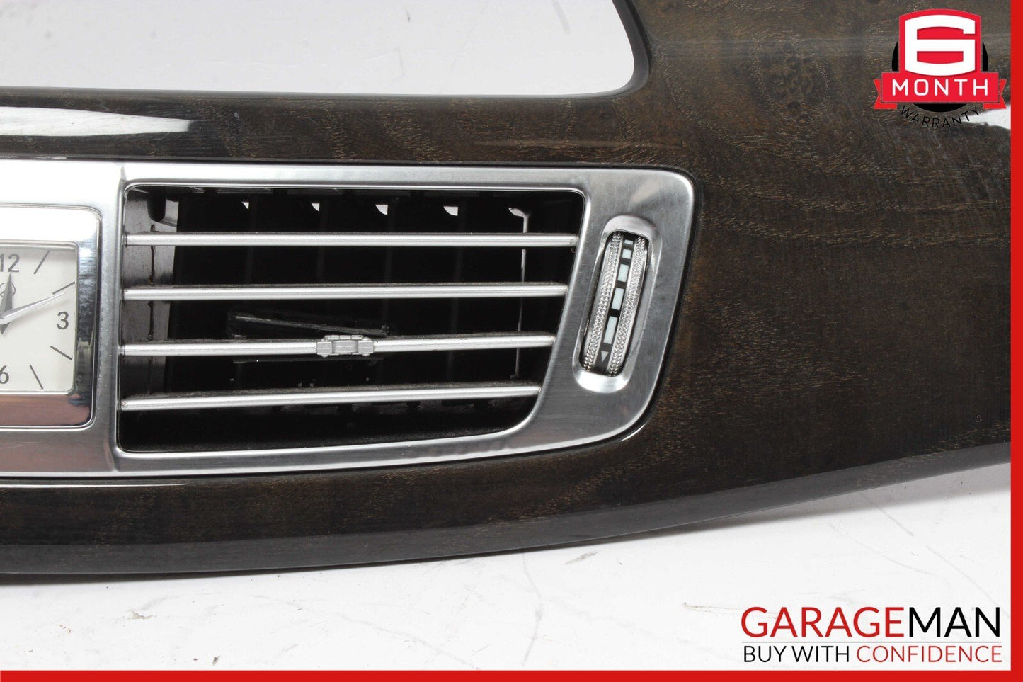 12-18 Mercedes W218 CLS500 Front Dash Trim Bezel Air Vent Cover Assy Walnut OEM