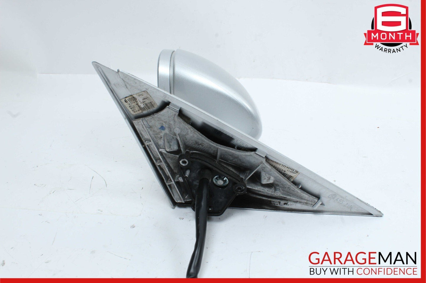 07-09 Mercedes W221 S550 Front Left Driver Side Mirror Door Rear View Silver OEM