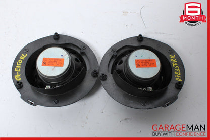 07-09 Mercedes W211 E350 Rear Right & Left Side Door Audio Speakers Set of 2 Pc