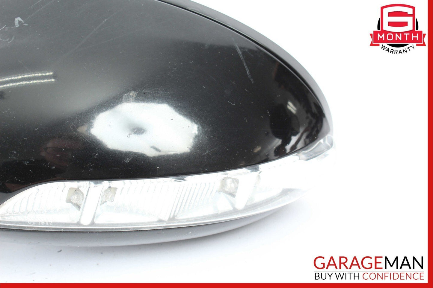 07-09 Mercedes W221 S550 S65 AMG Front Left Side Mirror Door Rear View Black OEM