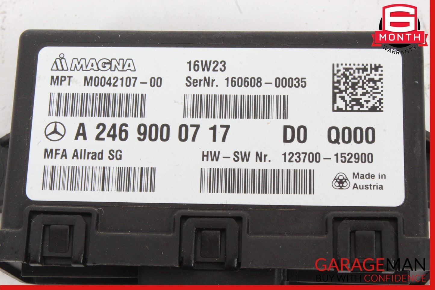 13-19 Mercedes W117 CLA45 AMG All Wheel Drive ECU Control Module 2469000717 OEM
