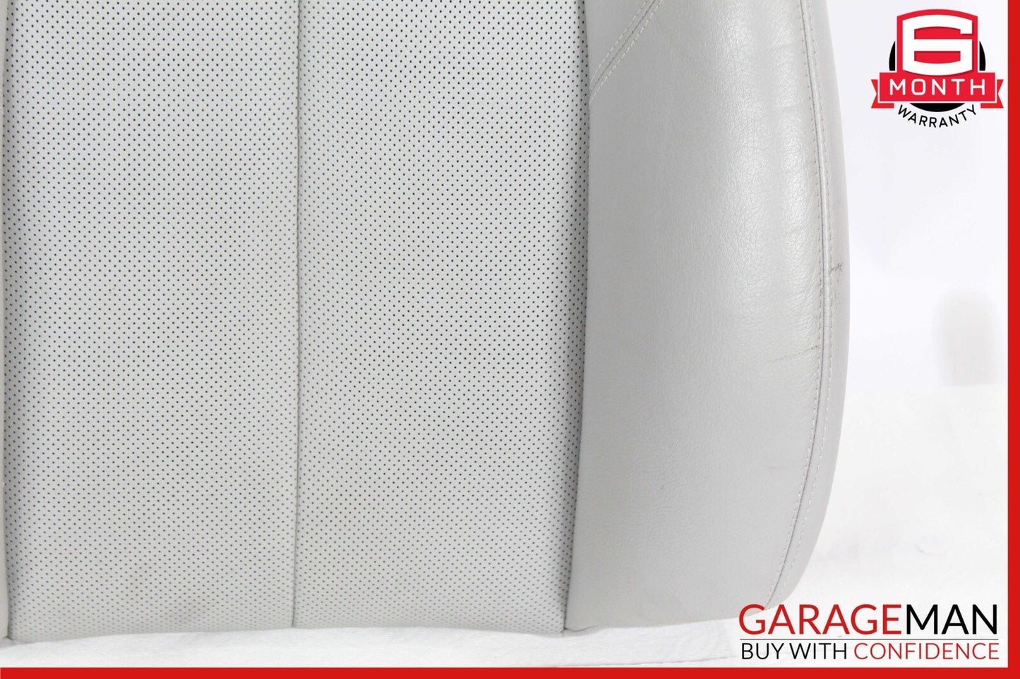 07-08 Mercedes R230 SL550 Front Right Side Top Upper Seat Cushion Cover Gray