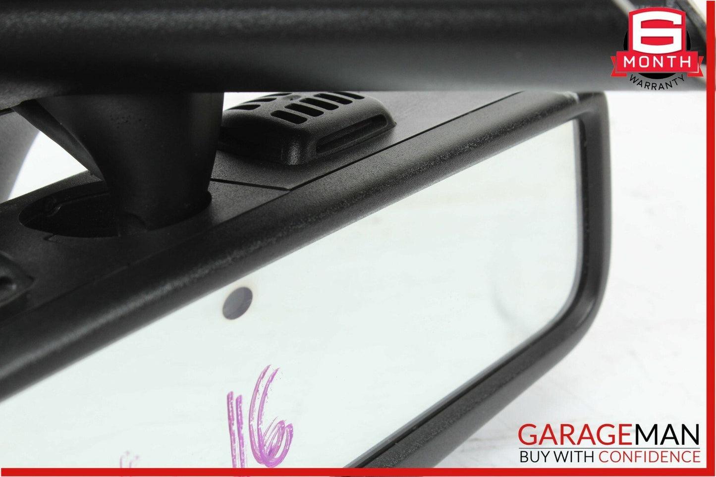 14-17 Maserati Ghibli Interior Top Upper Rear View Mirror Assembly Black