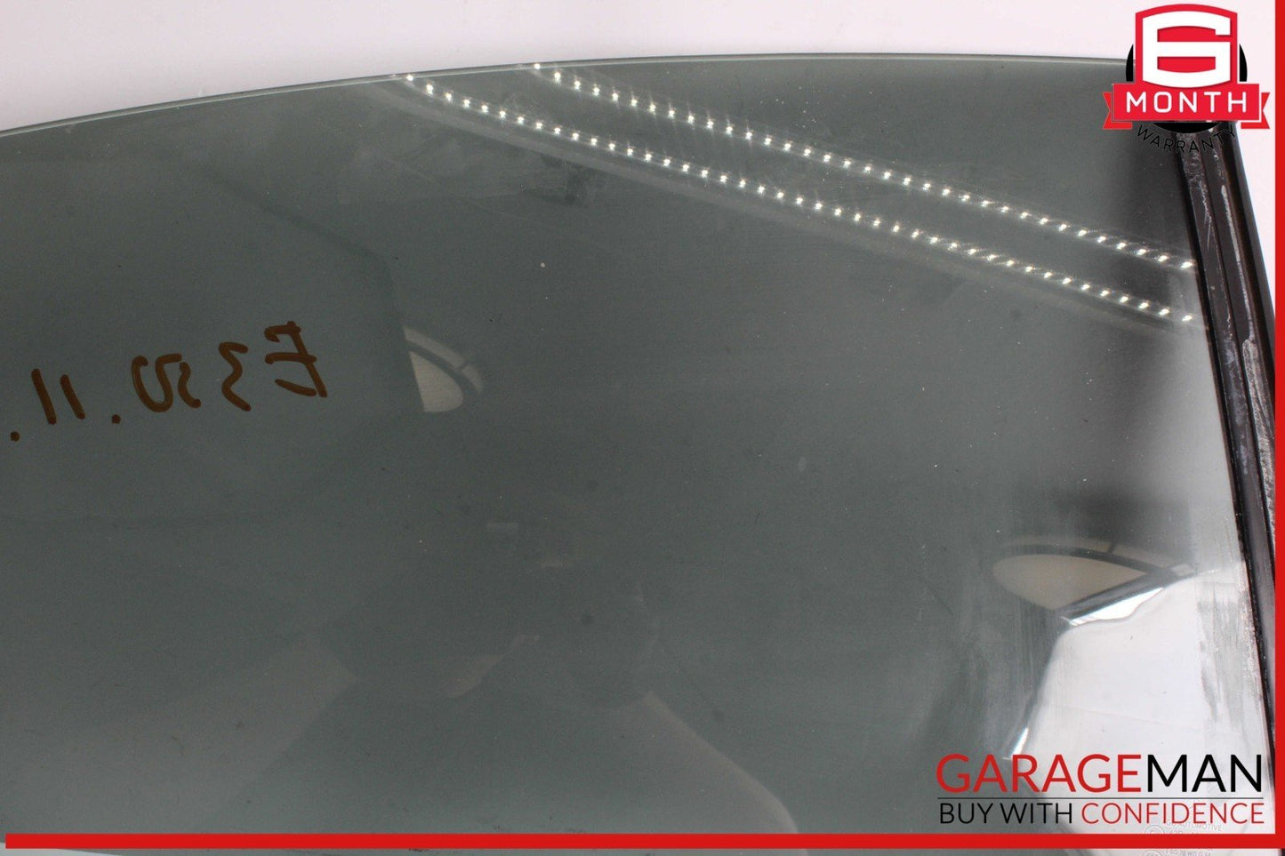 11-17 Mercedes W207 E350 Convertible Rear Right Side Quarter Door Window Glass