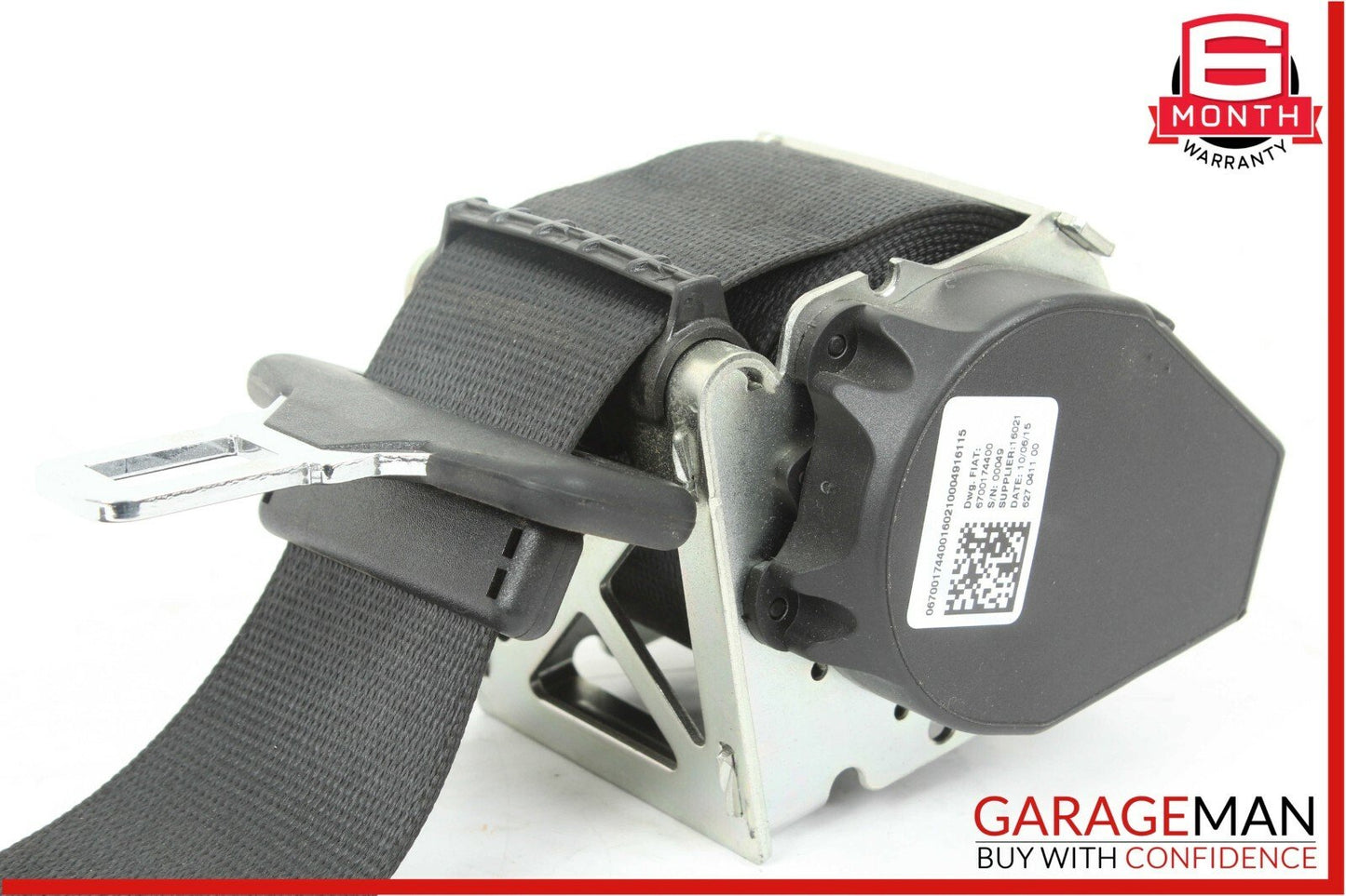 14-17 Maserati Ghibli Rear Center Middle Seatbelt Seat Belt Retractor Assembly