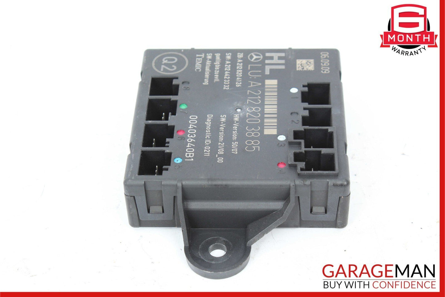 08-18 Mercedes W212 E350 CLS550 C300 Rear Left Door Control Module Unit