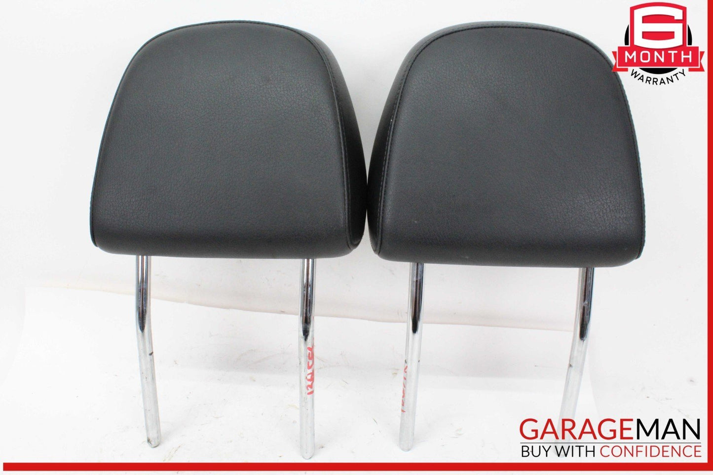13-18 Audi Q3 Q5 Front Left and Front Right Side Head Rest Headrest Black OEM