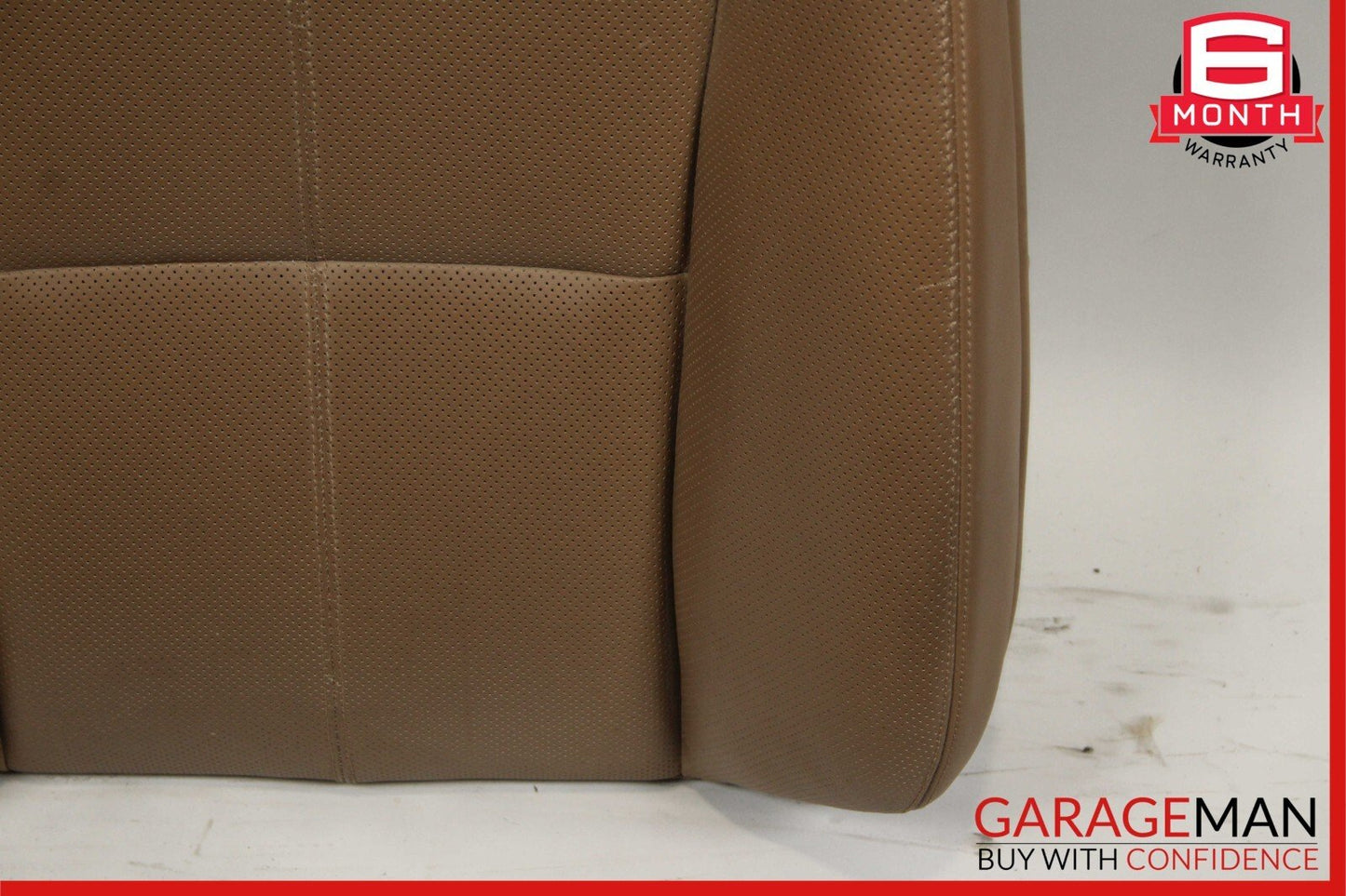 07-09 Mercedes W221 S450 S550 Front Right Top Upper Seat Cushion Cover Brown OEM