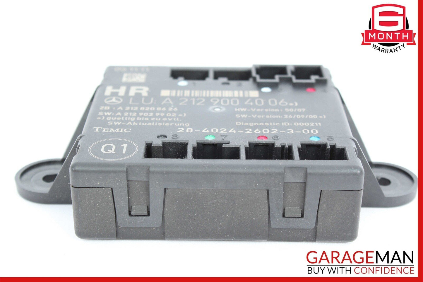 08-14 Mercedes W212 E350 C300 Rear Right Passenger Side Door Control Module OEM