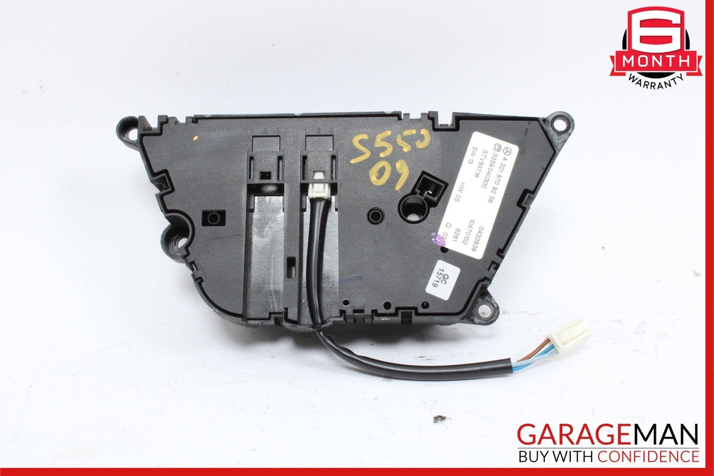 07-14 Mercedes W221 S550 CL550 Front Left Side Seat Controller Memory Switch