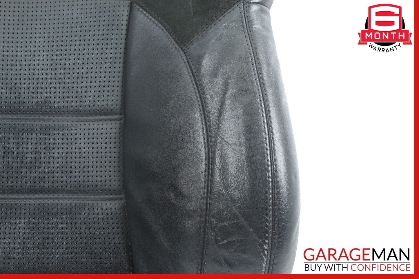 07-09 Mercedes W211 E63 AMG Front Left Driver Side Top Upper Seat Cushion Black