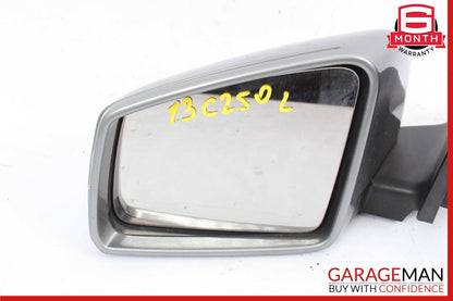 12-14 Mercedes W204 C250 Front Left Side Mirror Door Rear View Palladium Silver