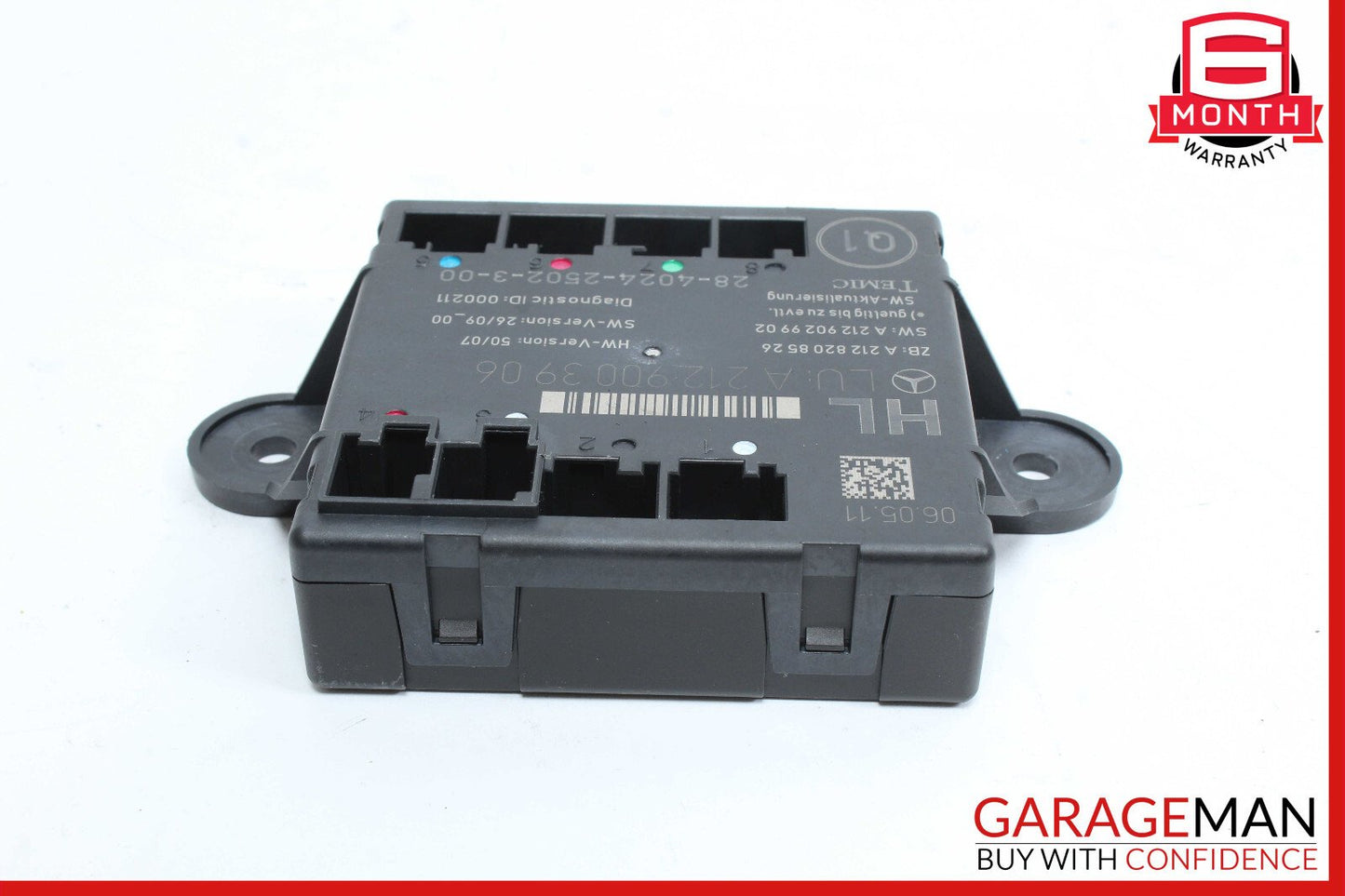 08-18 Mercedes W204 C300 C350 CLS550 Rear Left Side Door Control Module OEM