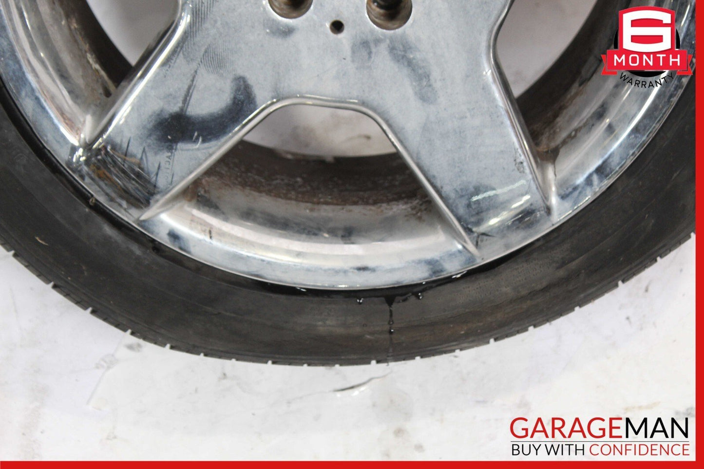 00-06 Mercedes W220 S430 CL500 9 X R18 18" Rear Wheel Tire Rim 2204013702 OEM