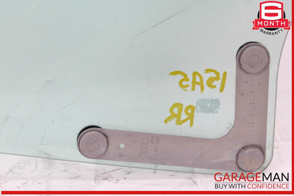 10-17 Audi A5 Convertible Rear Right Quarter Window Glass OEM