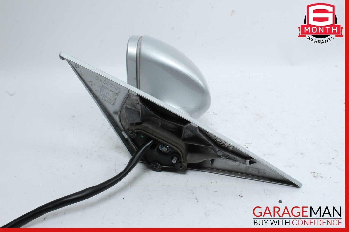 06-08 Mercedes W219 CLS550 Front Left Side Door Mirror Rear View Silver OEM