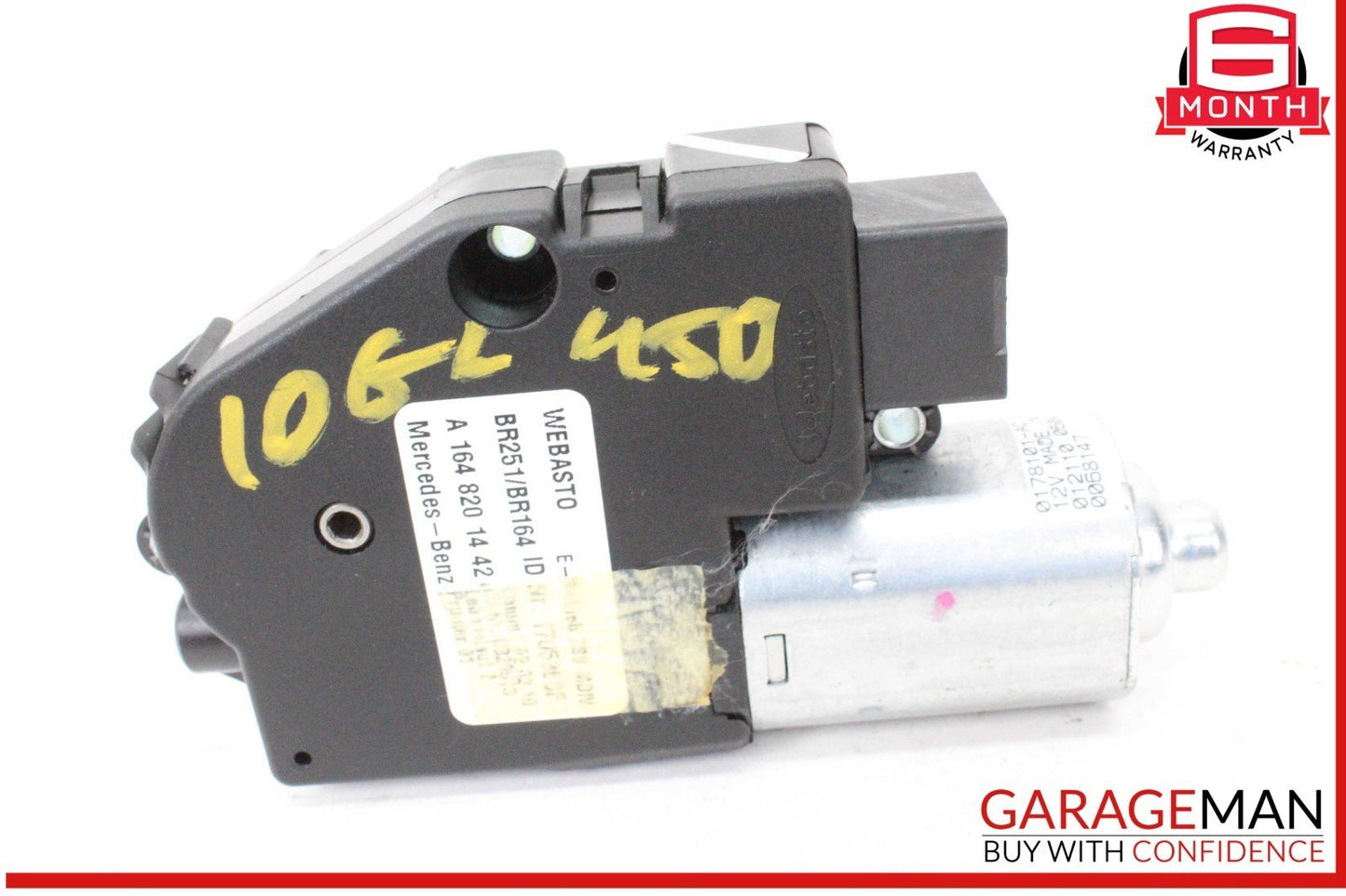 06-13 Mercedes X164 GL450 R350 Panoramic Sunroof Sun Roof Motor 1648201442 OEM
