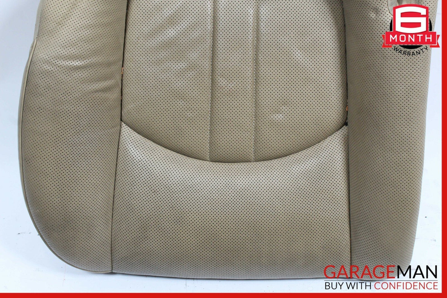 06-11 Mercedes W219 CLS500 Rear Right Lower Bottom Seat Cushion Cover Brown