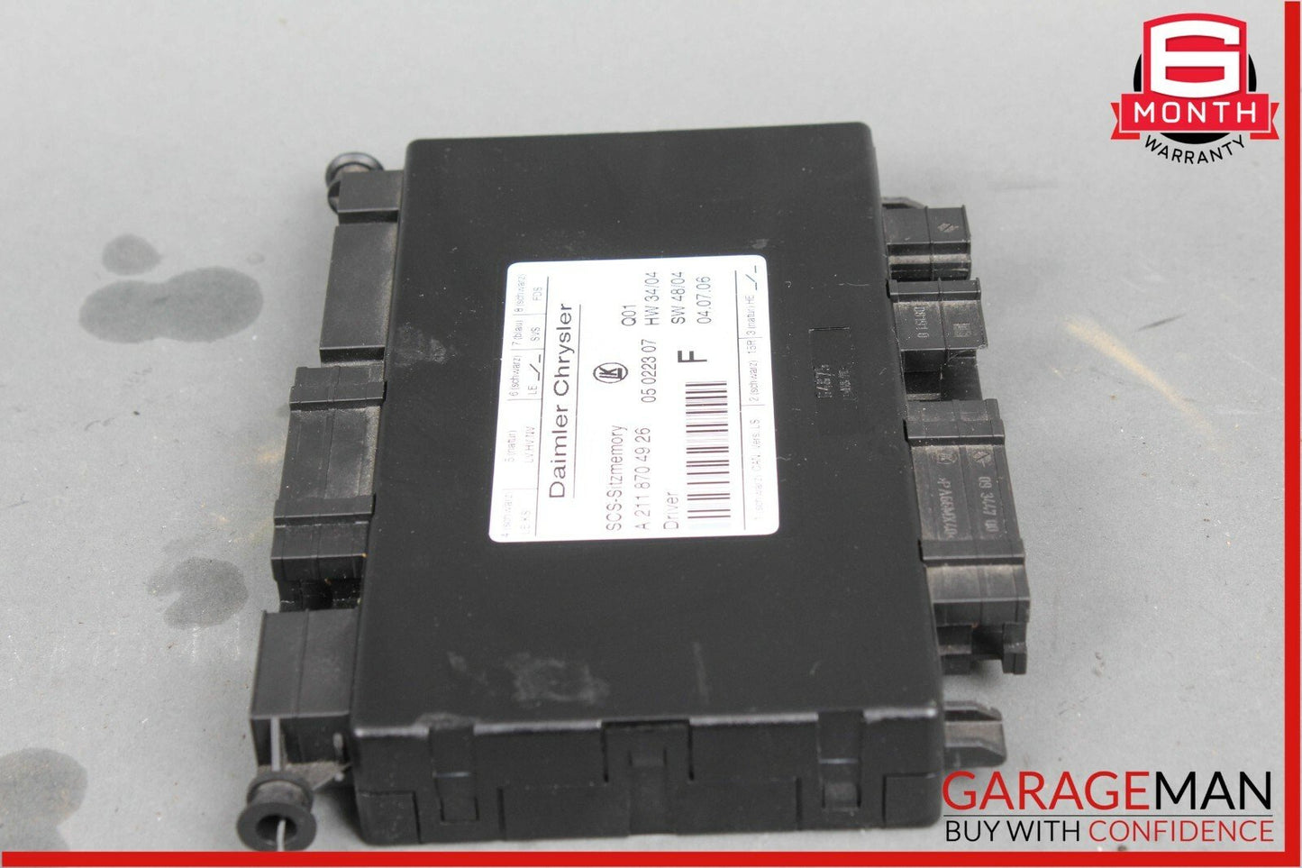 03-11 Mercedes E350 GL450 CLS350 ML550 Front Left Side Seat Control Module Unit