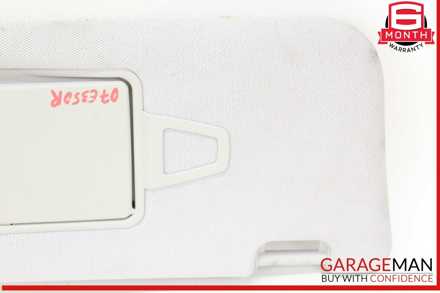 03-09 Mercedes W211 E350 Front Right Side Sunvisor Sun Visor Gray 2118100410 OEM