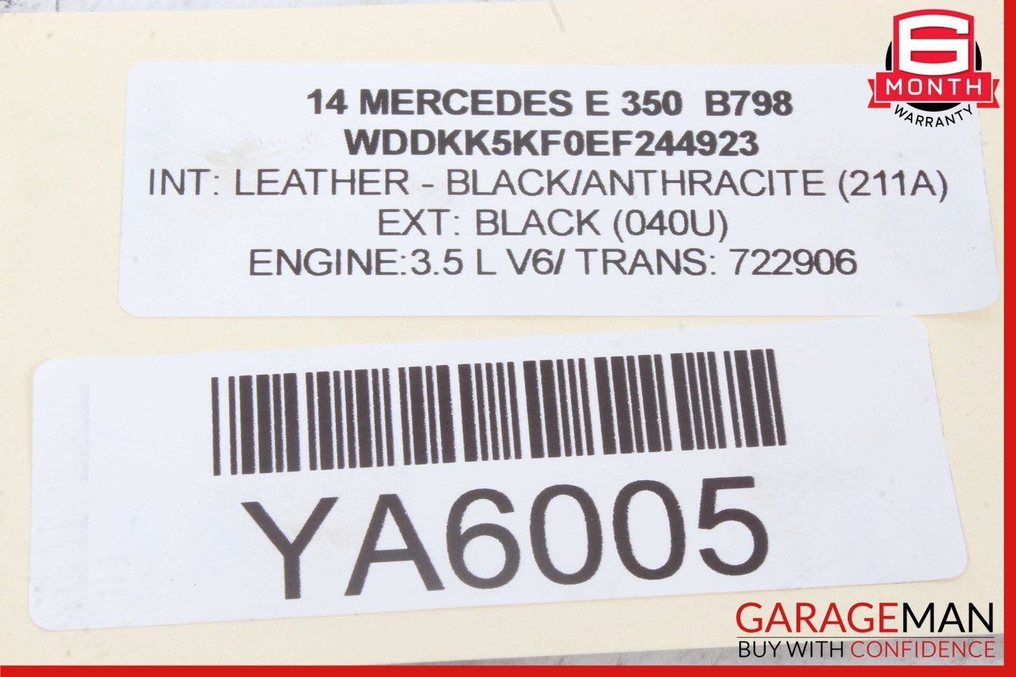 10-17 Mercedes W207 E350 E400 Front Right Side Door Tweeter Speaker Cover OEM