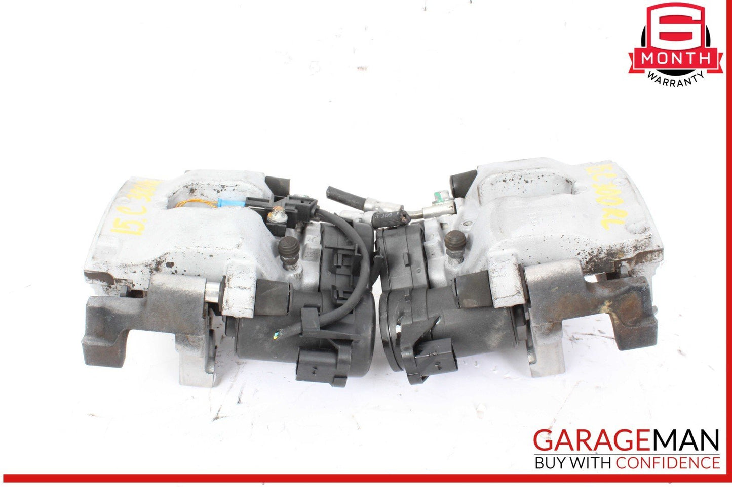 15-22 Mercedes W205 C300 C400 Rear Right & Left Side Brake Calipers Set of 2 Pc