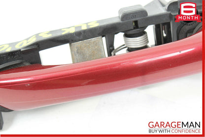 05-08 Mercedes R171 SLK350 Front Right Passenger Side Exterior Door Handle Red