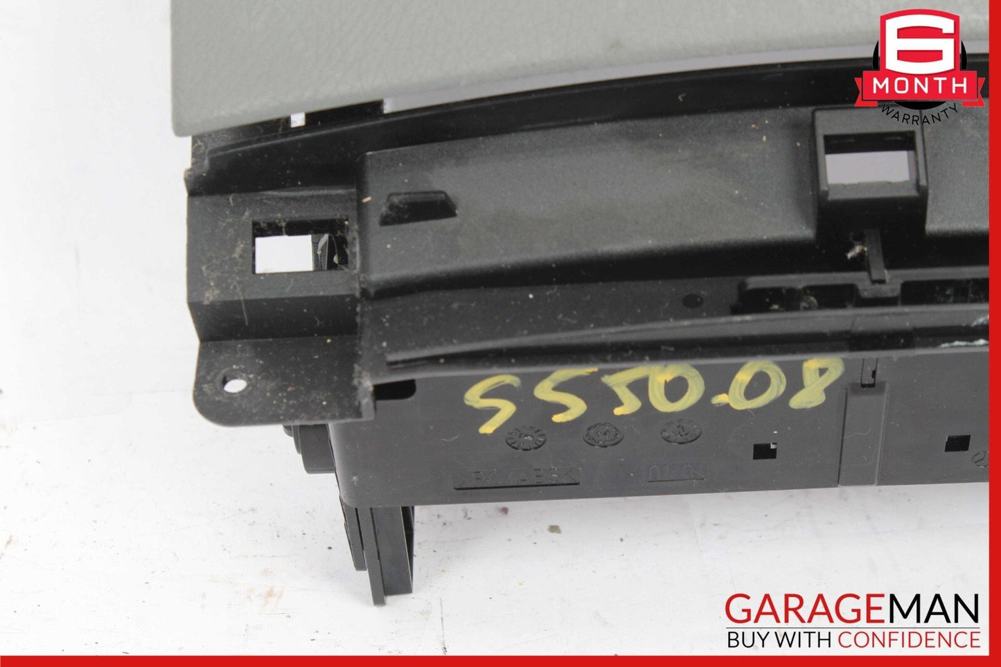 07-13 Mercedes W221 S550 S450 Center Console Dashboard CD Player Cover Gray OEM
