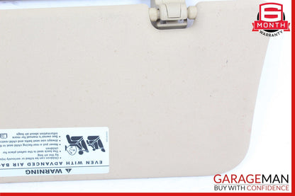 06-12 Mercedes ML350 GL450 Front Right Side Sun Visor Sunvisor Shade Brown