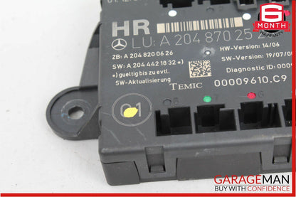 08-14 Mercedes W204 C300 C350 Rear Right Side Door Control Module 2048702526 OEM