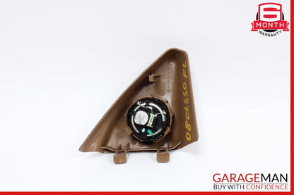 07-14 Mercedes W216 CL550 Front Left Side Door Tweeter Speaker Cover Brown