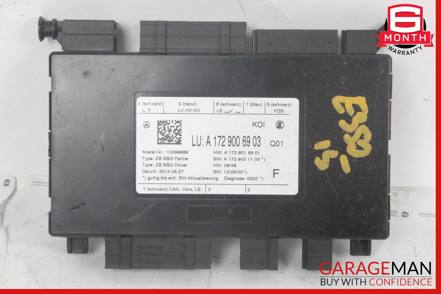 08-18 Mercedes E350 C250 SLK300 Front Left Side Seat Control Module Unit OEM