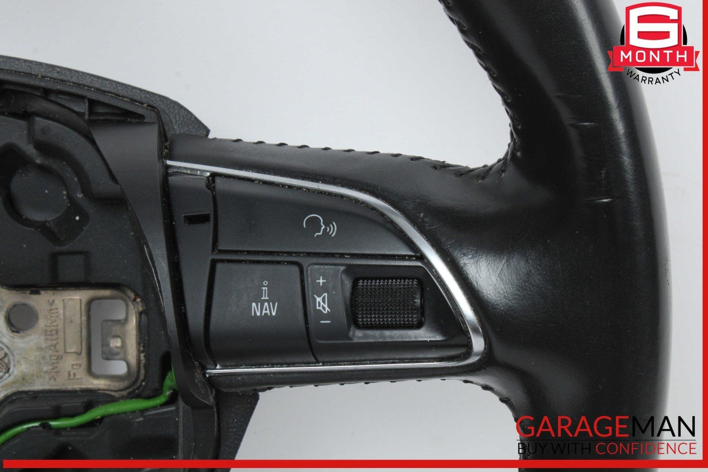 13-16 Audi A4 Front Left Driver Side Steering Wheel Black 4L0419091AC OEM